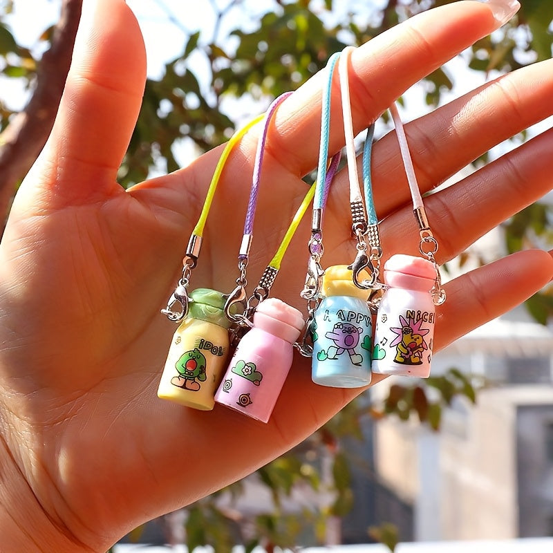 2pcs/4pcs BUBU Accessories. Mini Travel Suitcase Dollhouse Miniature Model Scene Props, OB11 Scene Decorations, Bubu Small Accessories Keychain Pendant Doll Ornament DIY Decoration Bottle Thermos Camera Bag Mini Figure Hanging Gifts for Festivals