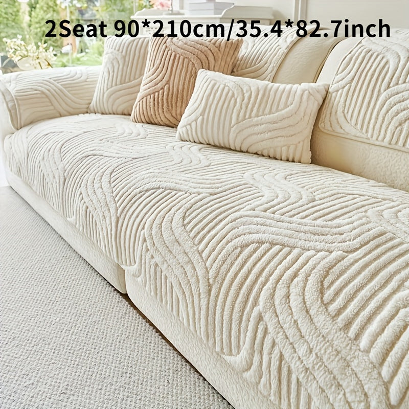 Luxurious Plush Non-Slip Sofa Mat