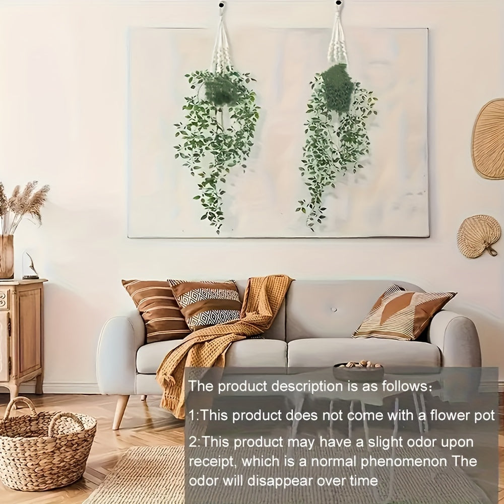 2pcs Artificial Mandala Vines - Perfect for Home, Office & Outdoor Decor | Ideal for Living Room, Bathroom, Weddings & Birthdays