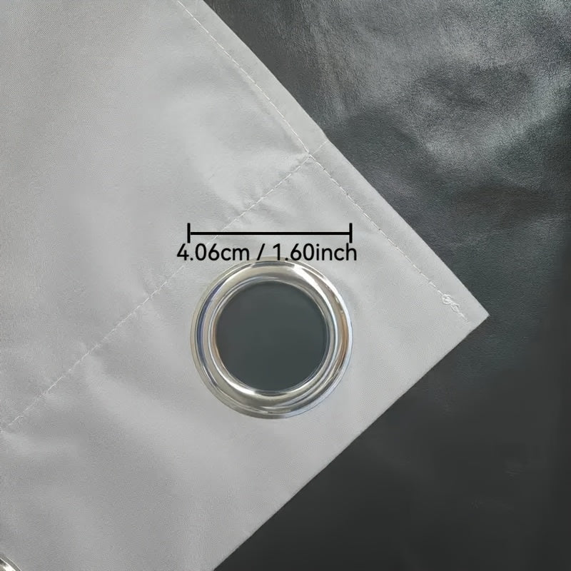2pcs 100% blackout curtains, with perforated hanging method, sun protection, privacy protection, heat insulation and noise reduction, suitable for bedroom, living room, dining room and other various life decorations