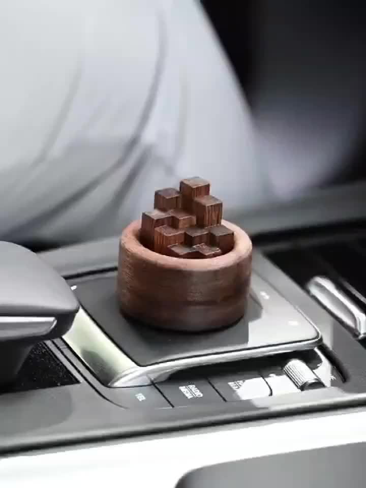 1set Walnut Pile Essential Oil Diffuser - Living Room, Study, Office Stick Set - No Fire, No Battery/Electricity, Cylinder Home Decoration Tabletop Ornament - Slow Release Aroma, 1 S