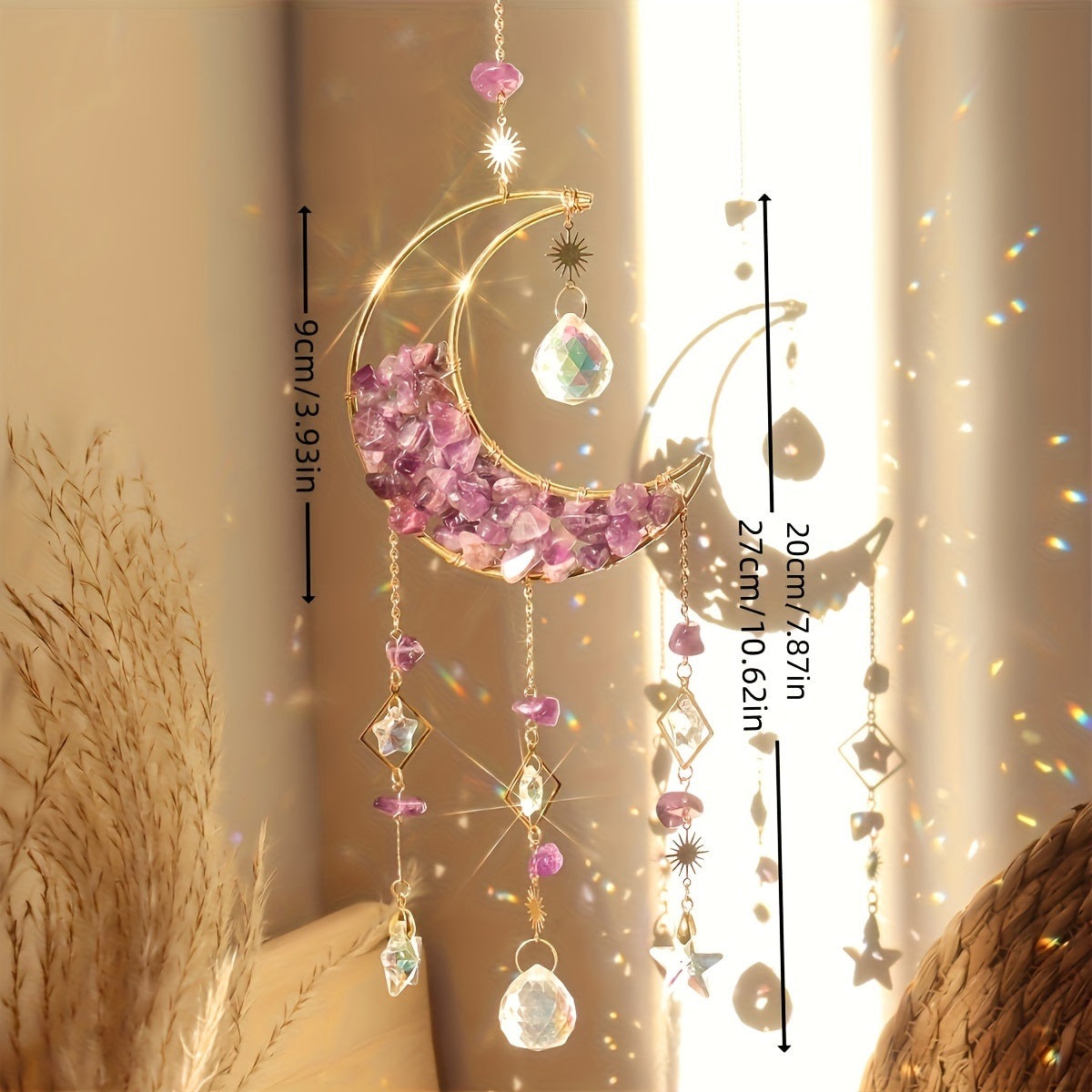 1/7pcs Natural Gravel Hourglass Moon Amethyst Powder Crystal Collection: Green Dongling Egg White Obsidian, Yellow Crystal, Sea Blue Gem