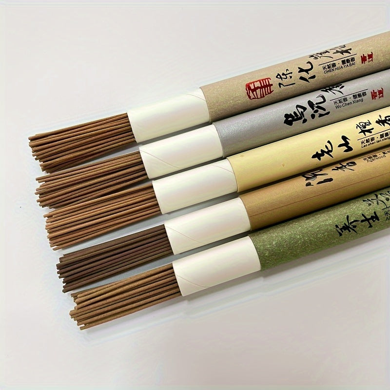 20g Sandalwood Incense Sticks, 40 Count Jar, Aroma Wormwood, Aloes, Thuja, Yoga Meditation, Air Purification, Wood Material, No Feathers