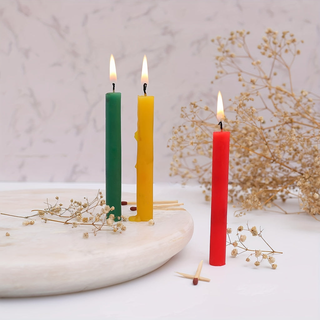 10pcs/30pcs Spell Bell Candles - Premium Mini Cone Candles for Ritual, Prayer, Birthday, Meditation, Altar, Spell, Bell Candles -4 inches High (Multi Color)