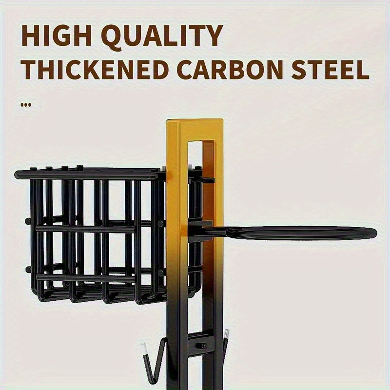 Hat Racks Ball Storage Rack Multi-Layer Basketball Organizer Rack