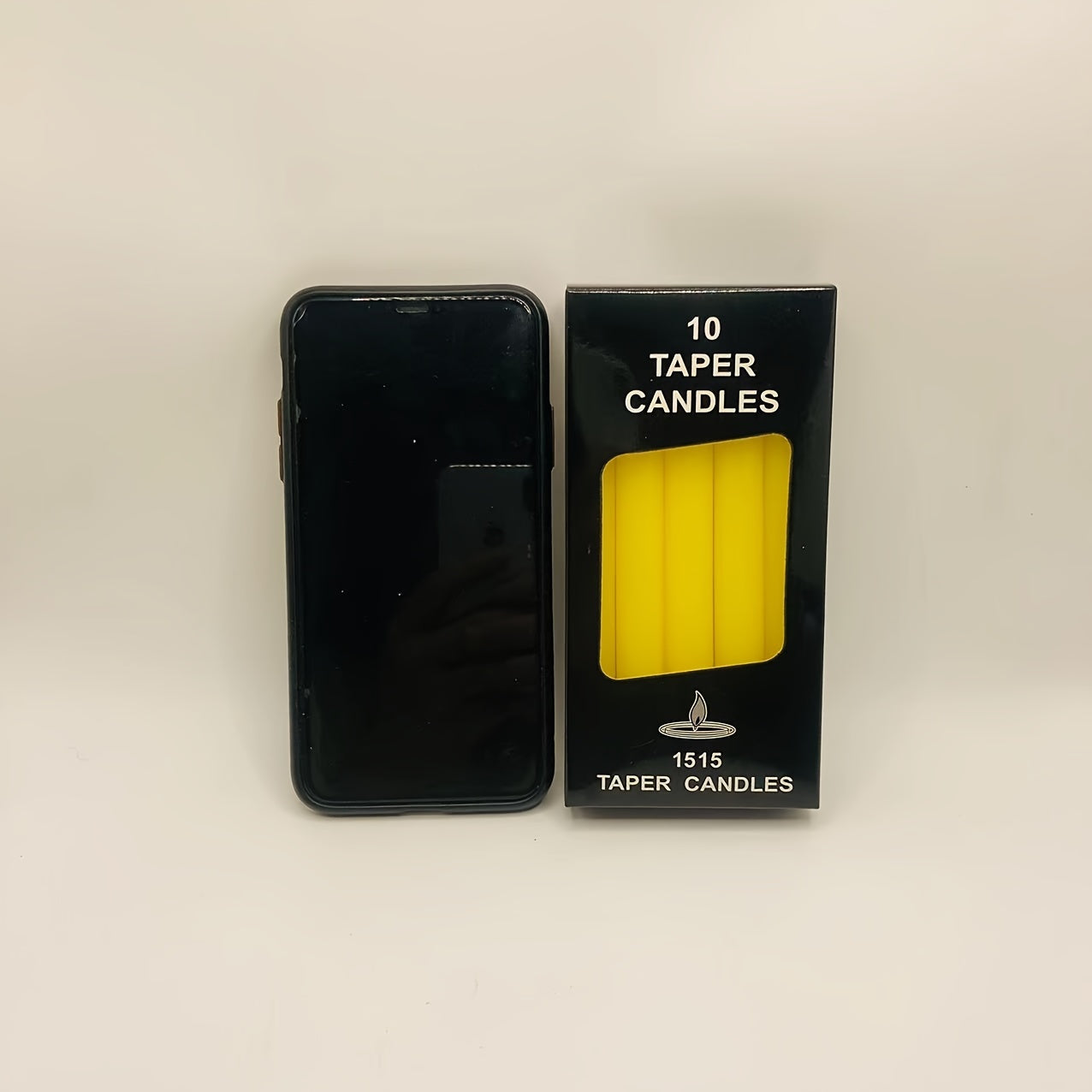 10 Fragranceless Straight Candles - Household Lighting Candles, Smokeless Romantic Wedding Long Pole Candles, High-End Wax Candles for Dining Tables, Restaurants, Gatherings, Easter, Day, and Valentine's Day