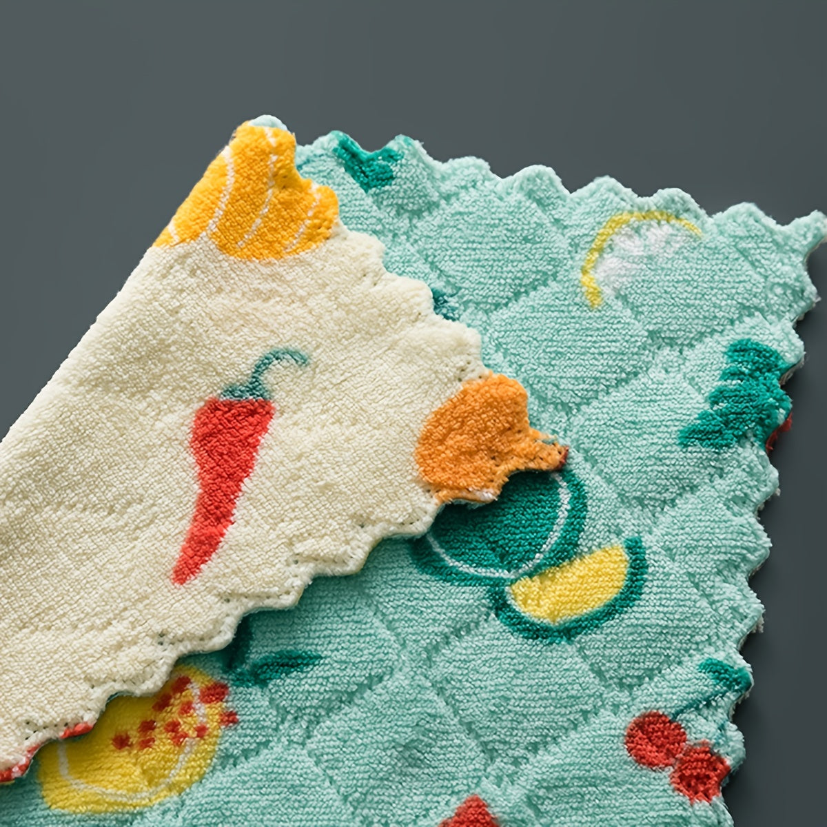 [Super Absorbent] Reusable Dish Cellulose Sponge Cloths | 5pcs/10pcs/15pcs/30pcs | Cellulose/Coral Fleece | Super Absorbent, Washable, Fast Drying | Kitchen/Dish Cleaning