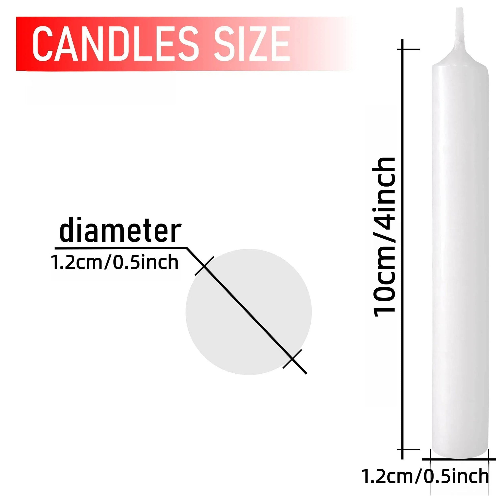 4-inch Mini Multi-Color Magic Candle, Suitable for Home Decoration, Kitchen Decoration and Wedding Decoration, 10/20/30pcs