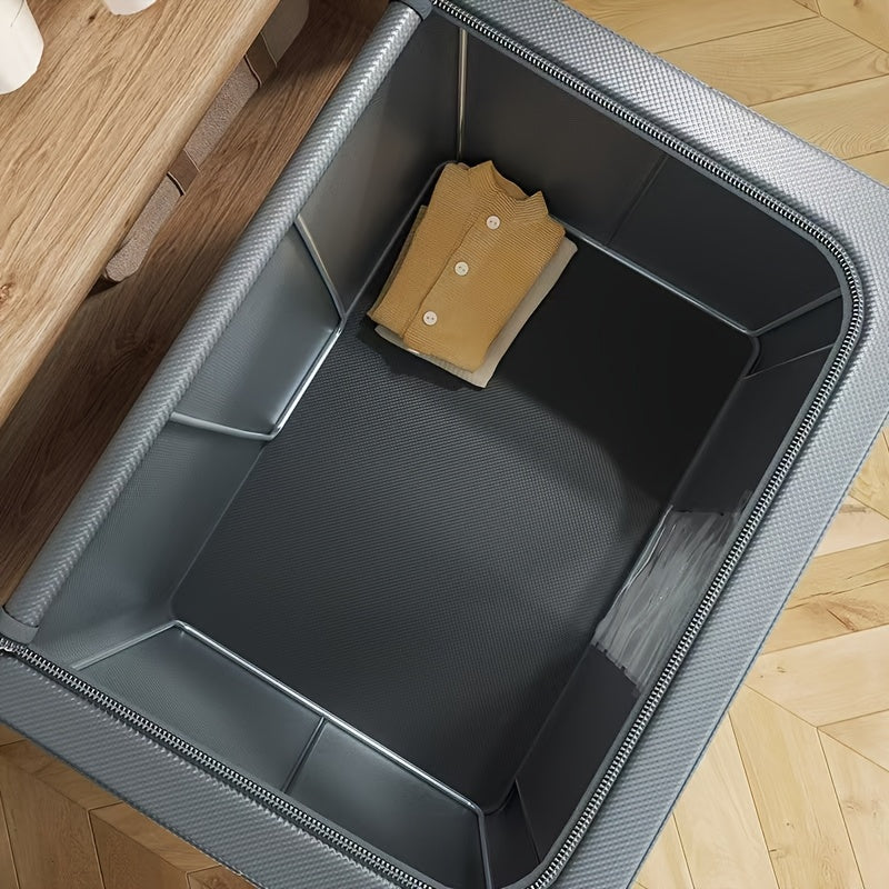 Large Capacity Waterproof Non-Woven Fabric Storage Box with Clear Visibility Window,