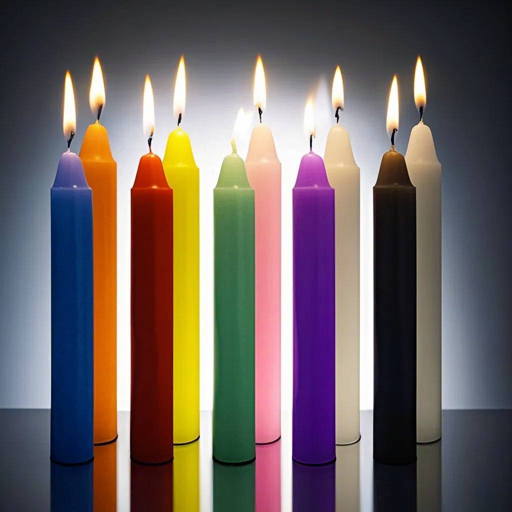 10/20/30pcs Spell Candles, Colorful Unscented Candles, 4in Tall x 1/2in Diameter Mini Conical Candles, Suitable for Witchcraft Crafts