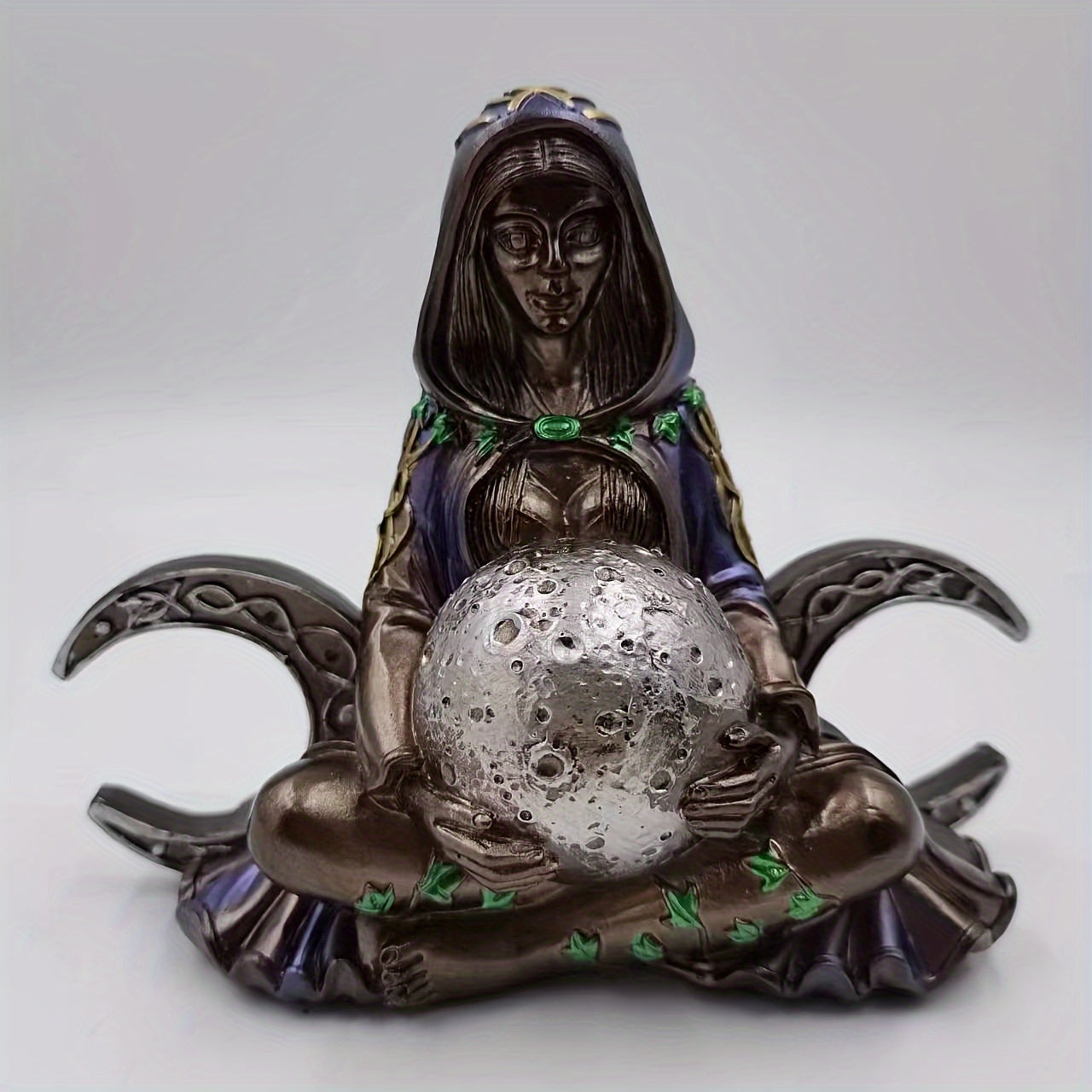 1pc Exquisite Mother Earth Gaia Goddess Figurine Statue - Resin Classic Sculpture for Pagan Wiccan Home Decor, Women Gift, Zen Decor, Universal Holidays - Handcrafted Artistic Ornament for Various Room Types