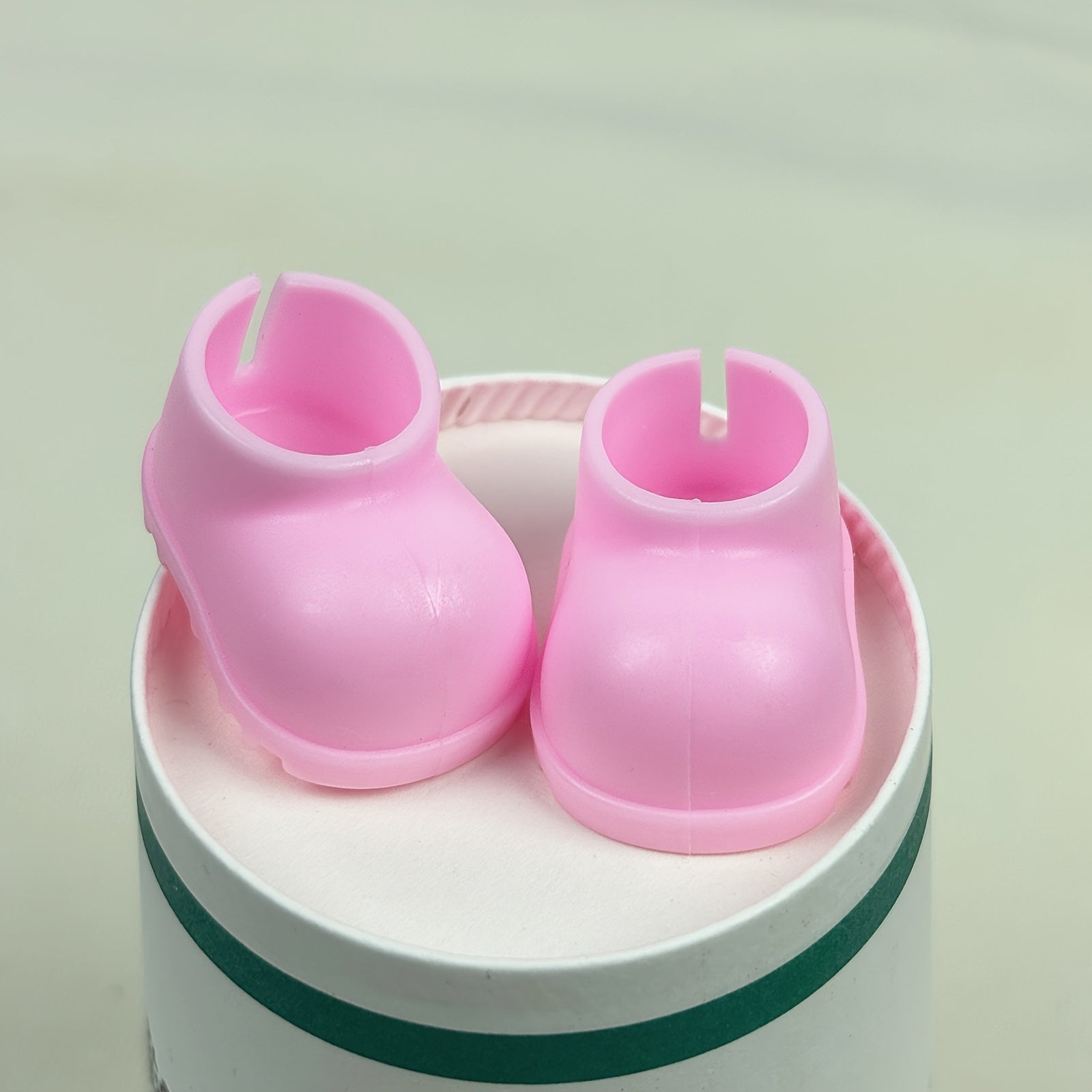 1 Pair of 1.3 Inch Doll Shoes, Perfectly Fits 6.69 Inch LA-BUBU, Suitable for 6-8 Inch Dolls, Ideal Props for Dressing Up Beloved Dolls, Birthday Gift, Holiday Present