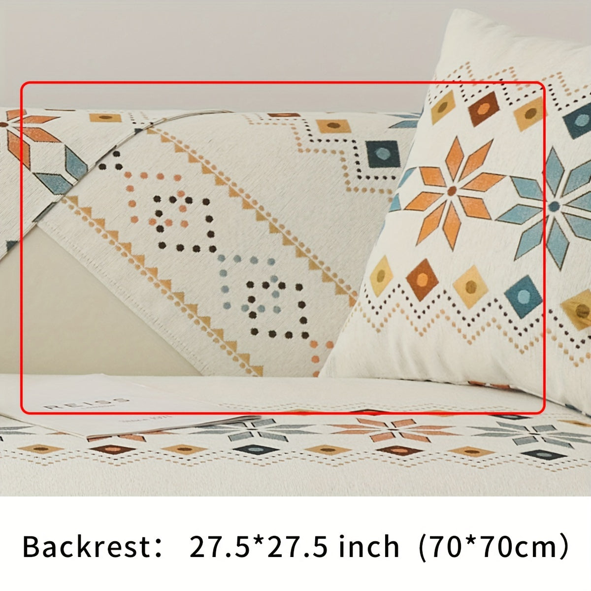 [Non-slip Sofa Cover] 1pc Non-slip Chenille Sofa Slipcover - Couch Cover, Four Seasons Universal Furniture Protector For Bedroom Office Living Room Home Decor