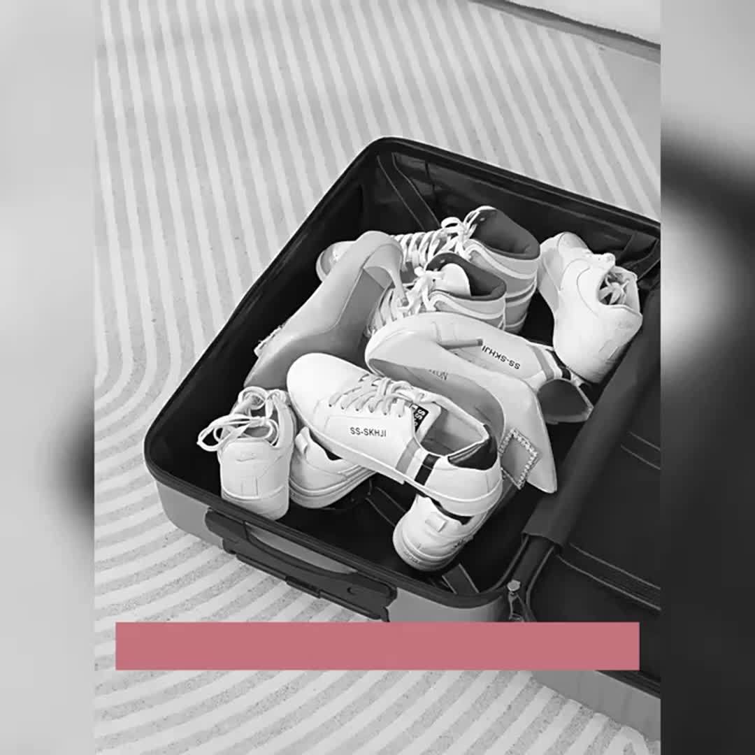 [10pcs Dustproof Shoe Storage] 10pcs Set Hanging Shoe Storage Bags - Stylish, Dustproof & Moisture-Resistant Organizer for Small to Large Shoes, Perfect for Home & Kitchen, Hanging Shoe Organizers