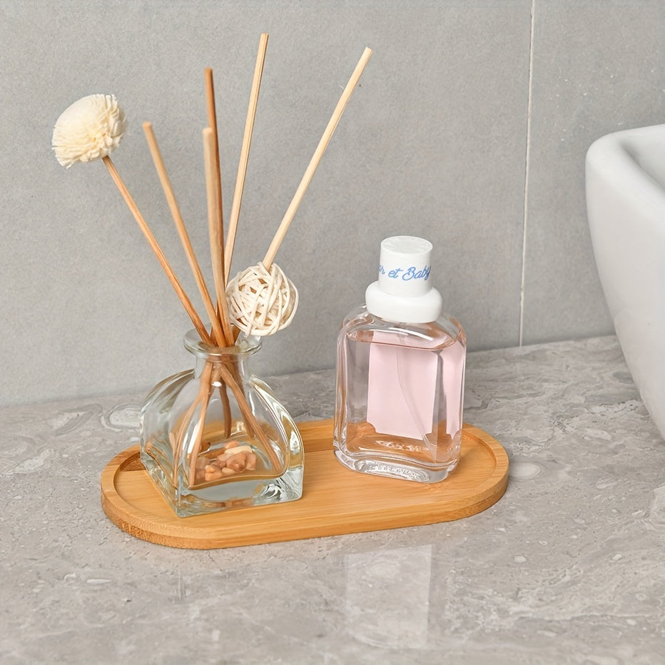 [Wooden Countertop Soap Dispenser Bottle] 1pc, Stylish Wooden Soap Dispenser and Bottle Holder for Countertop and Bathroom Decor