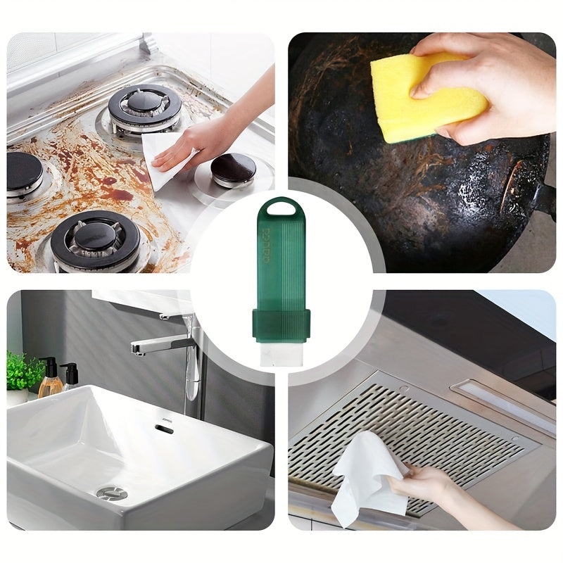 [Stain Eraser] Reusable Multi-Surface Stain Eraser - No Batteries Required for Kitchen & Bathroom Cleaning - Limescale, & Glass Stains