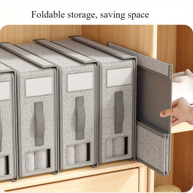 Non-Woven Fabric Storage Organizer Set with Duvet Cover & Blanket Organizer