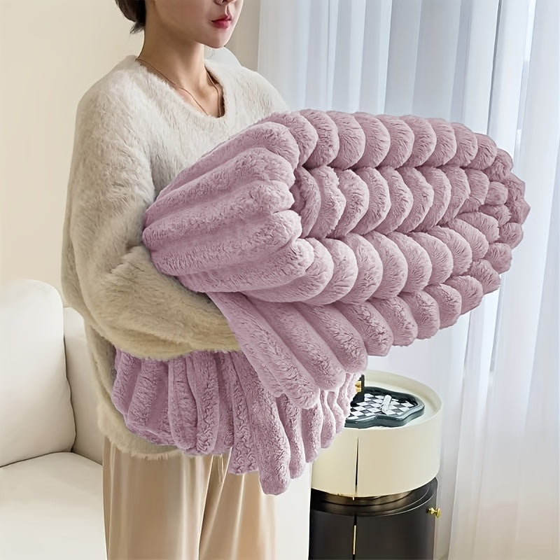 Ultra-Soft Double Luxurious Sofa Blanket