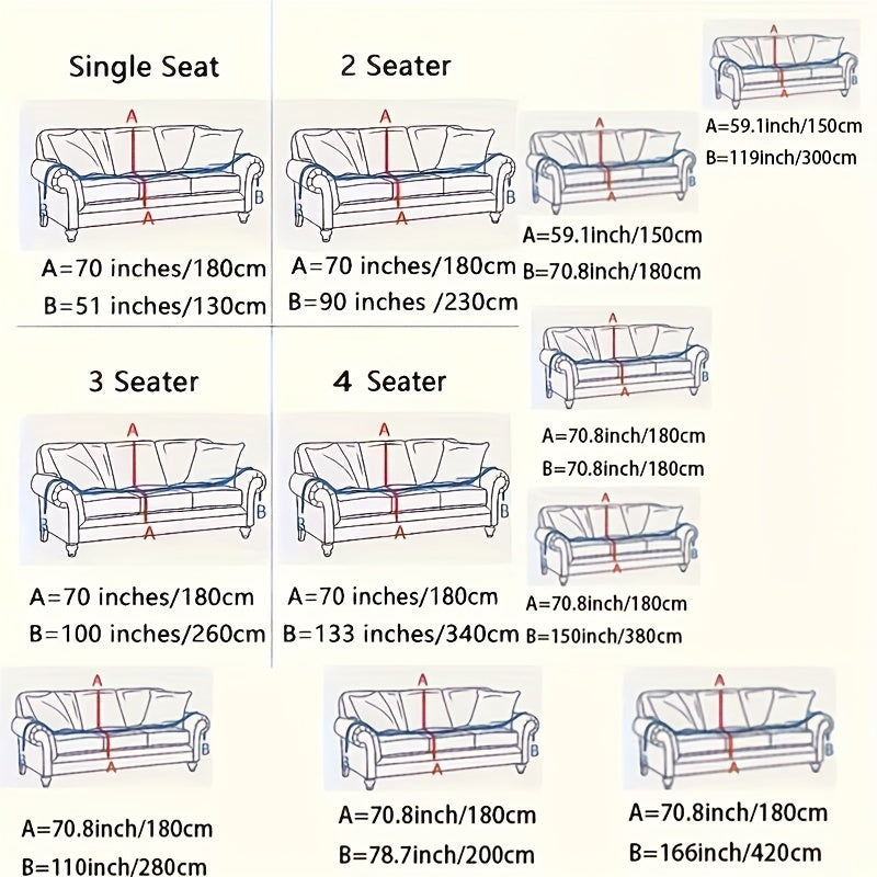 Bohemian Style Chenille Sofa Throw Covers