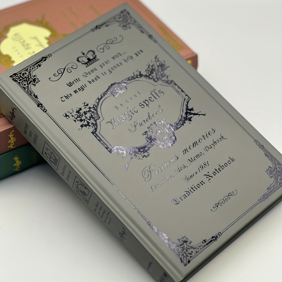 [Magic Spells Notebook] 160/320 Pages A5 Magic Spells Notebook - Thick Art Paper Hardcover - English - Perfect for School, Office, Home