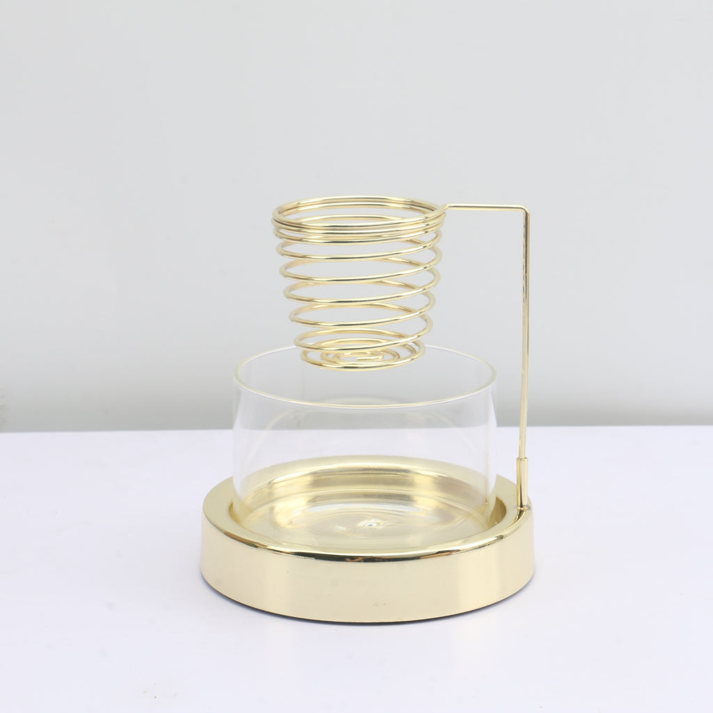 1pc Thick Base Metal Sage Incense Burner with Anti-Slip Pads
