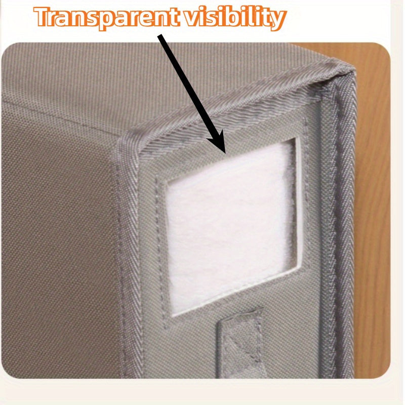 Non-Woven Fabric Storage Organizer Set with Duvet Cover & Blanket Organizer