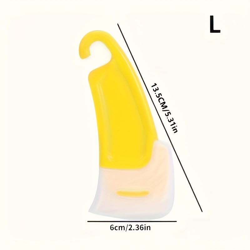 Heat-Resistant Non-Stick Silicone Scraper - 1pc Kitchen Scraper for Cooking & Baking - Easy to Clean, No Electricity Needed