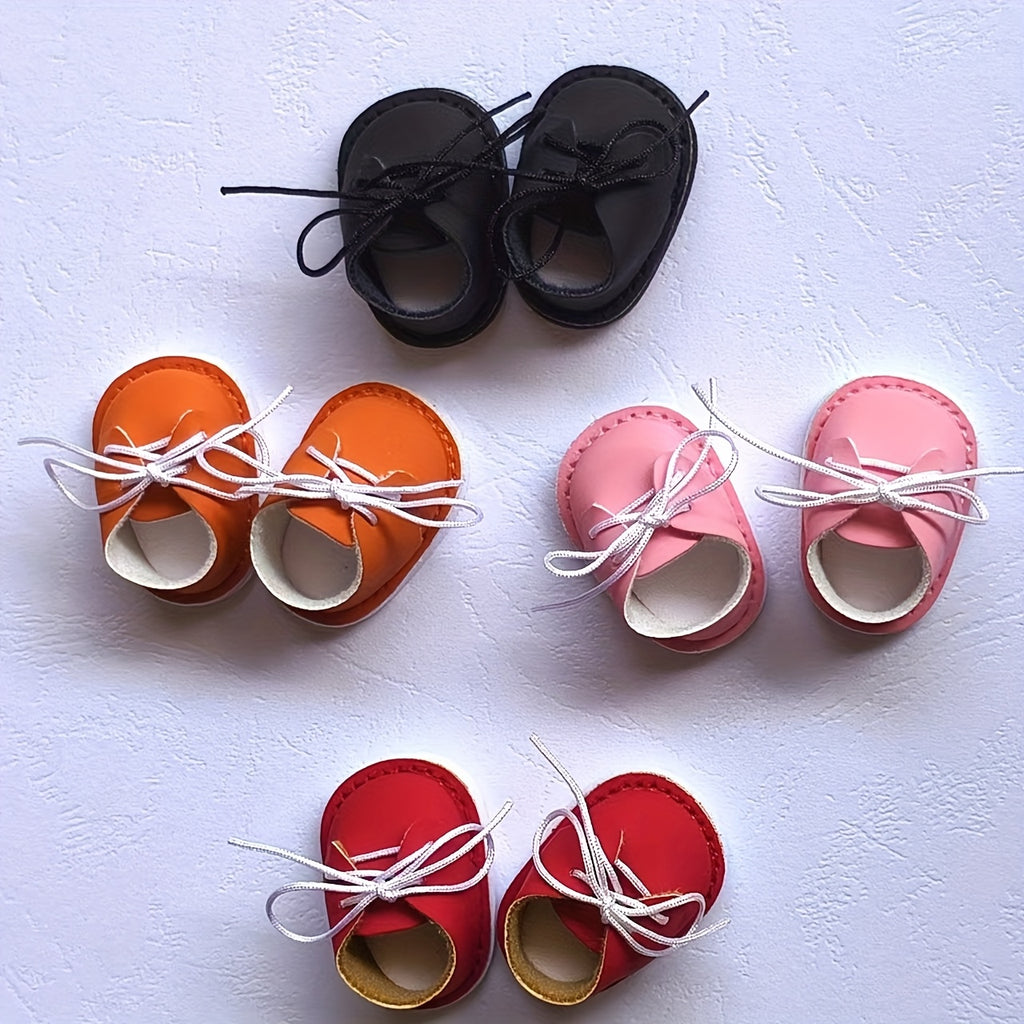 [Fashion Bubu Shoes] Versatile Fashion Bubu Doll Replacement Shoes, 17cm/6.69inch, Lace-up Style | Only Includes Shoes, No Doll Included