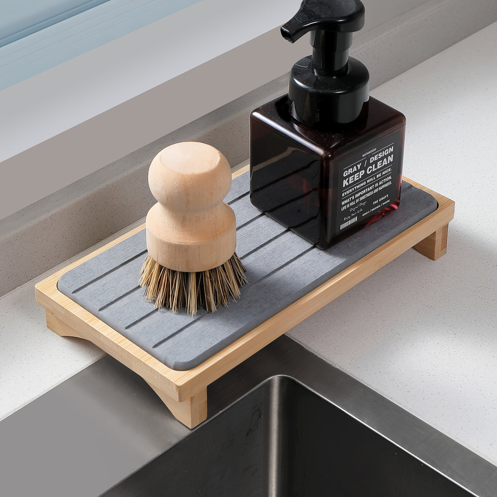 Bamboo Diatomaceous Earth Absorbent Mat