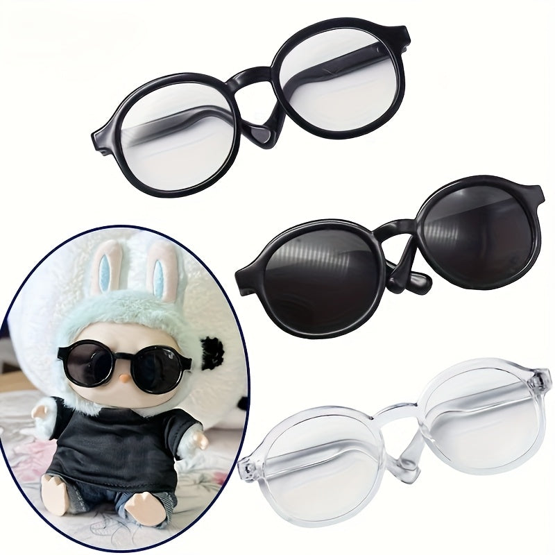 Multi-color plastic glasses for doll