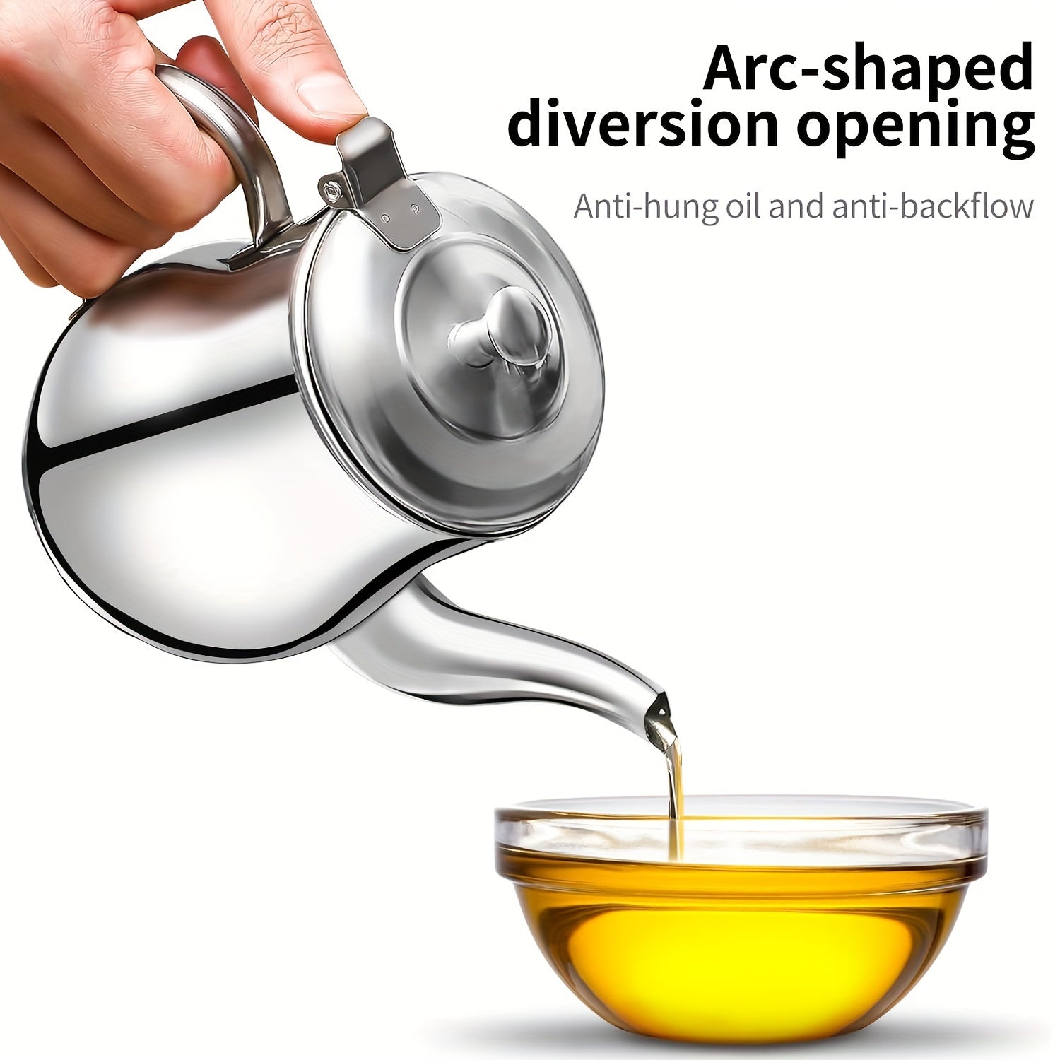 [Oil Strainer] Stainless Steel Oil Strainer Pot | 2pcs | 13oz + 18oz | Fine Mesh Strainer | Home Kitchen