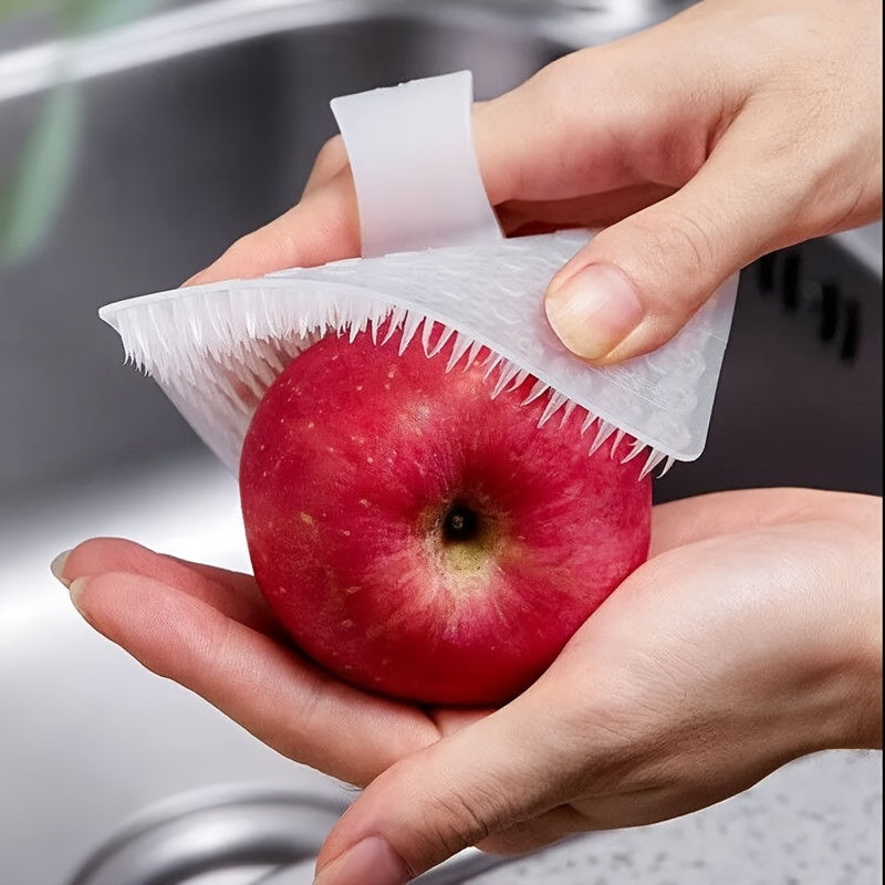 Flexible Multifunctional Brush - Fruit and Vegetable Cleaning Scrubber - Efficient Kitchen Tools and Accessories for Home Cooks
