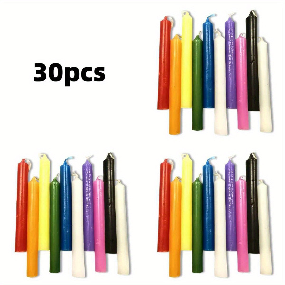 4-inch Mini Multi-Color Magic Candle, Suitable for Home Decoration, Kitchen Decoration and Wedding Decoration, 10/20/30pcs