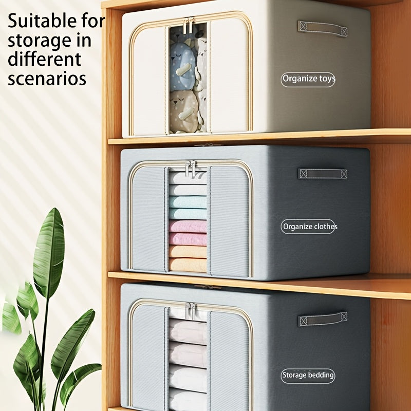 HEART LEAF Foldable Storage Box with Clear Window