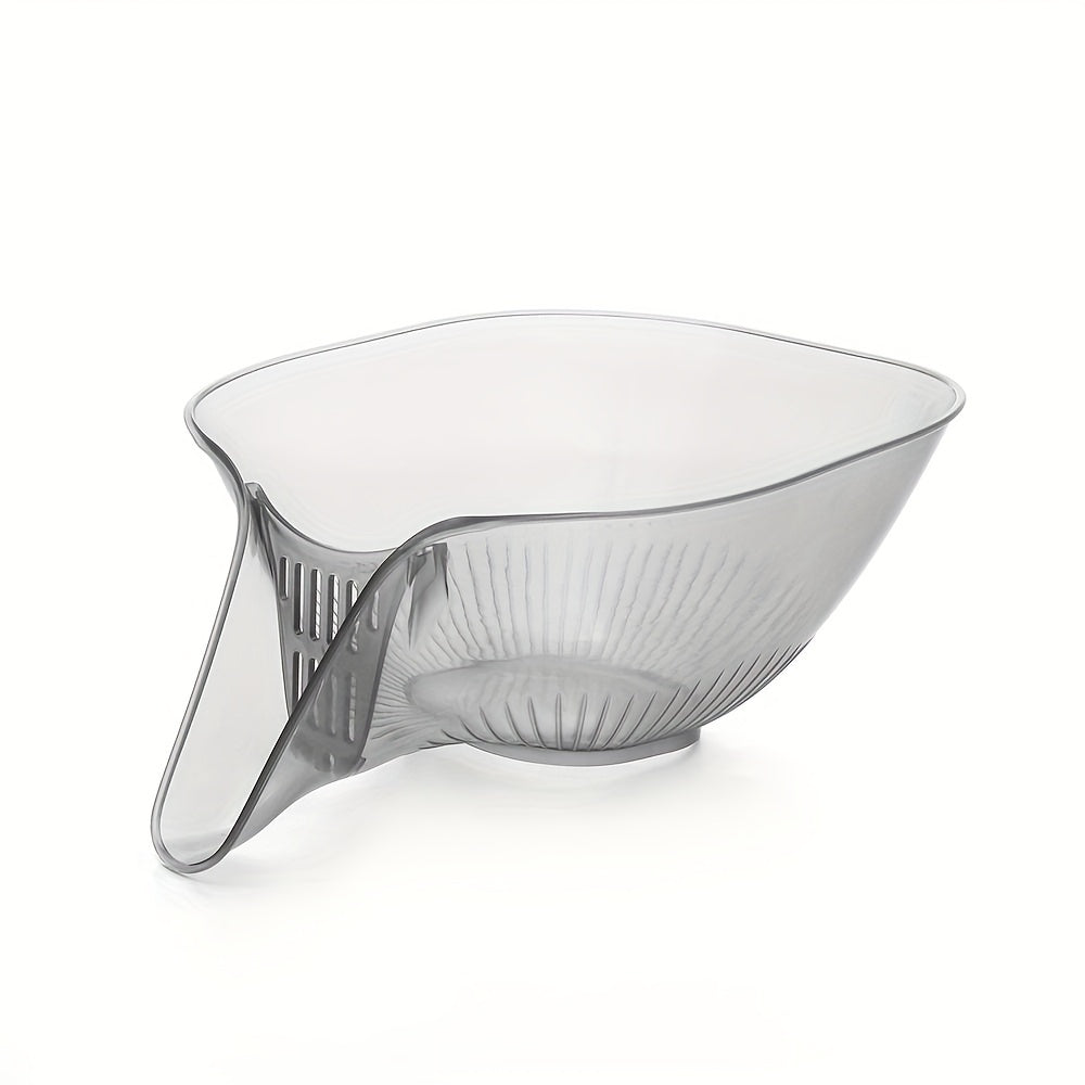 High-Quality, Versatile Kitchen Drain Basket - Multifunctional Plastic Strainer with Funnel for Vegetables, Pasta, Fruit & Salad - Perfect for BBQs & Outdoor Cooking