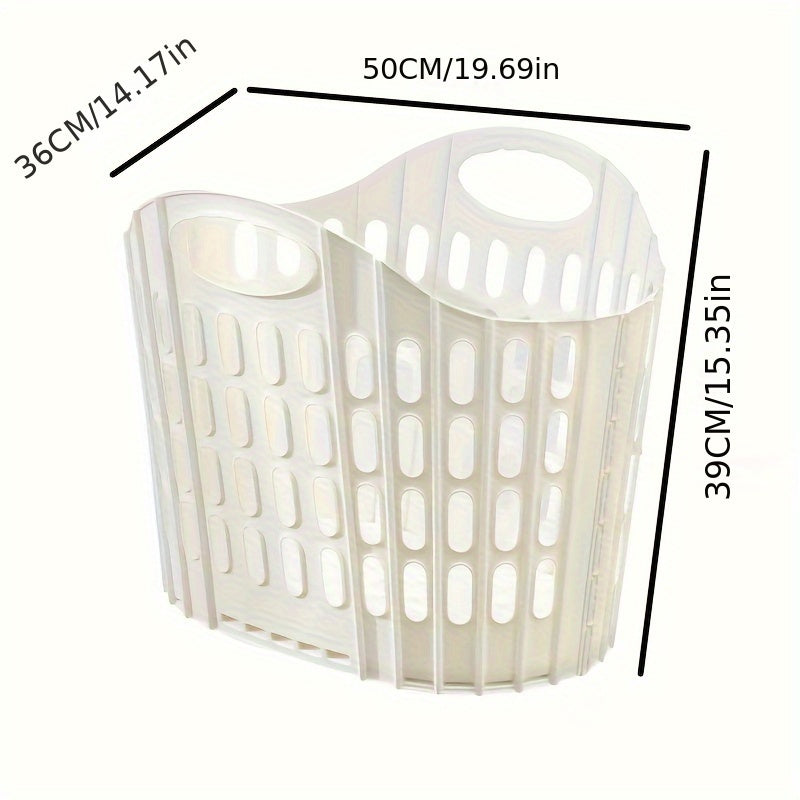 Home Space-Saving Foldable Laundry Basket, Large Capacity Clothes and Plush Toy Storage Bin, Laundry Baskets