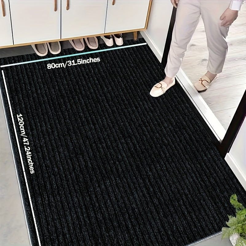 Entryway Mat, Dog Door Mat Indoor Door Mat for Entrance, Non Slip Absorbent Low Profile Front Doormat, Rubber Backing Indoor Outdoor Entrance, Trapping Welcome Mats, Dog Door Mat for Muddy Paws Absorbs Moisture, Washable Mat, Quick Dry mat