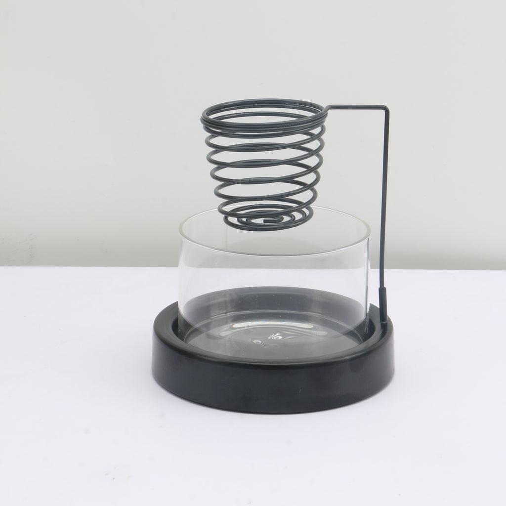 1pc Thick Base Metal Sage Incense Burner with Anti-Slip Pads