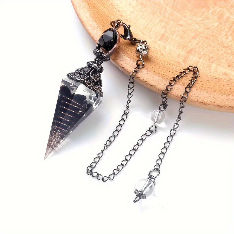 Hexagonal Pendulum Necklace for Balance & Divination - Ideal Gift Choice, DIY Crafts, Jewelry Patterns, DIY Jewelry Crafting Accessories