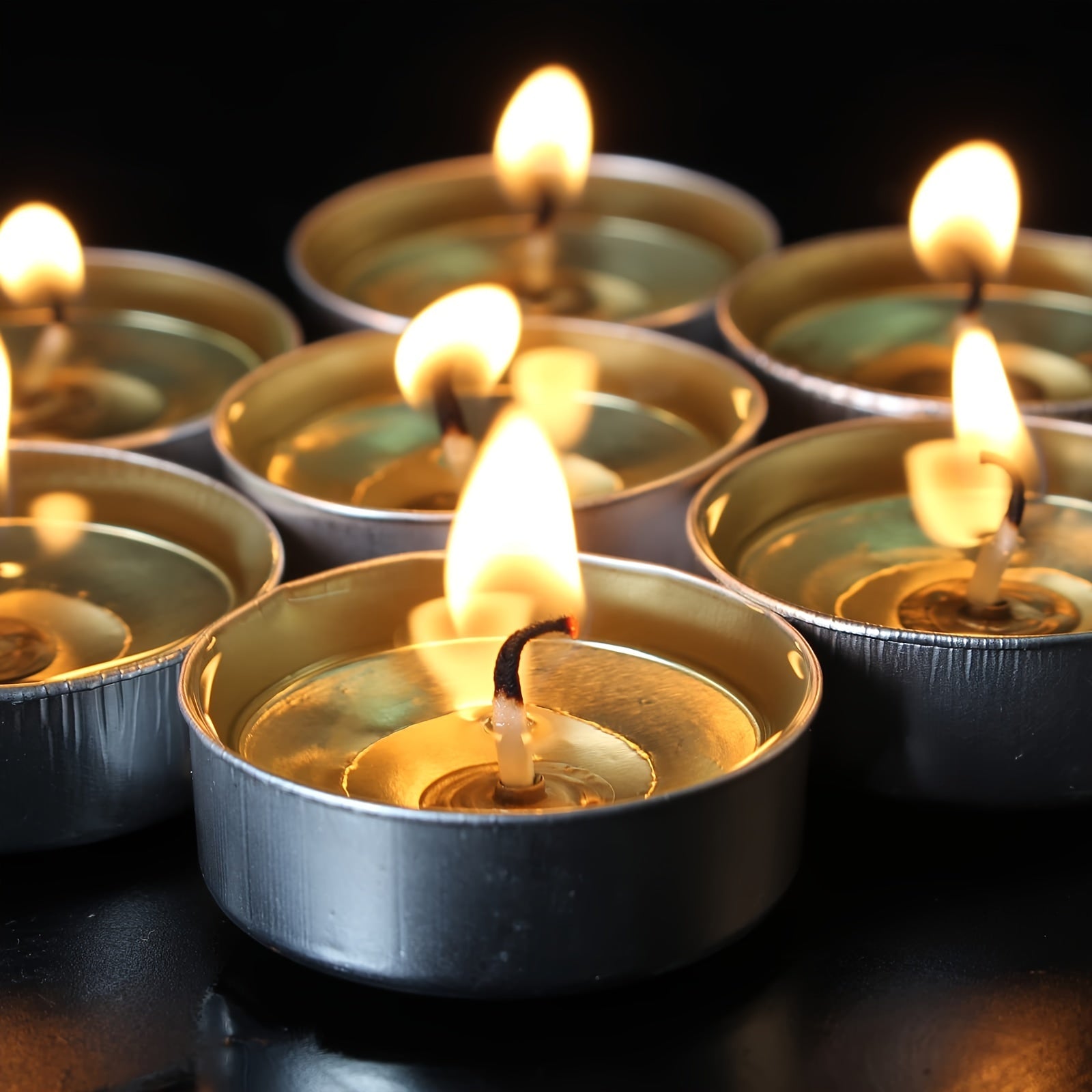 100pcs Unscented White Tea Wax Candles - Smokeless, Long-Lasting 3-4 Hour Burn Time for Weddings, Halloween, Christmas, Cafes, Birthdays & Hotels, Best for Christmas, Perfect for Thanksgiving