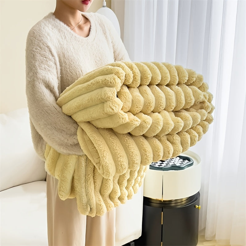 Ultra-Soft Double Luxurious Sofa Blanket