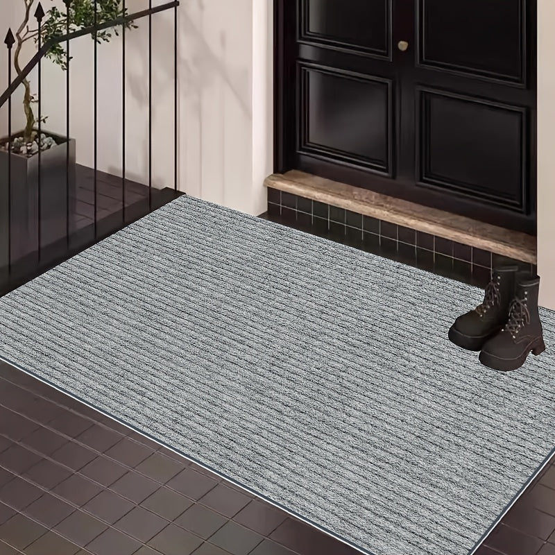 Entryway Mat, Dog Door Mat Indoor Door Mat for Entrance, Non Slip Absorbent Low Profile Front Doormat, Rubber Backing Indoor Outdoor Entrance, Trapping Welcome Mats, Dog Door Mat for Muddy Paws Absorbs Moisture, Washable Mat, Quick Dry mat
