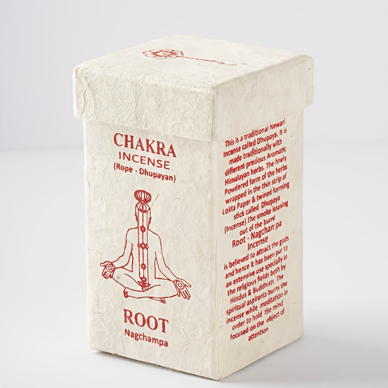 1pc of Nepalese seven chakra rope incense sticks, about 35pcs per pack