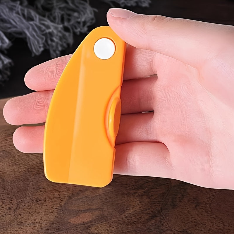 1/2pcs, Orange Peeler, Plastic Orange Peeler, Simple Lemon Peeler, Grapefruit Peeler, Creative Cutter, Orange Peeler Tool with Folding Handle, Fruit Peeler, Vegetable And Fruit Tools, Kitchen Gadgets, Peeler for Oranges