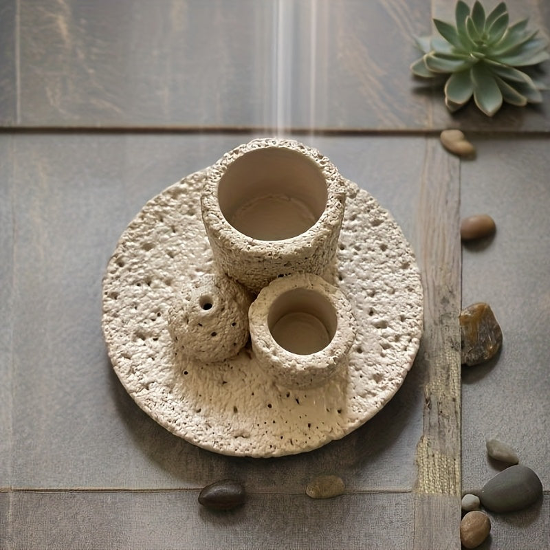 1PC Resin Starry Sky Texture Design Incense Burner