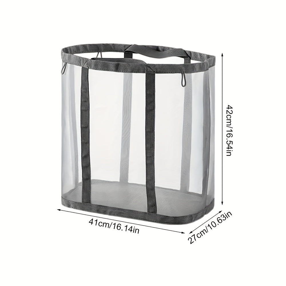[Folding Laundry Basket] 1 Folding Laundry Basket | Portable Dirty Clothes Storage Bag with Handle, Suitable for Bedroom, Laundry Room, Bathroom, Toys and Sundries, Festival Gifts, Mother's Day Gifts