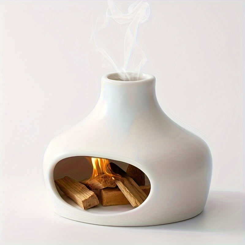 White Ceramic Incense Burner