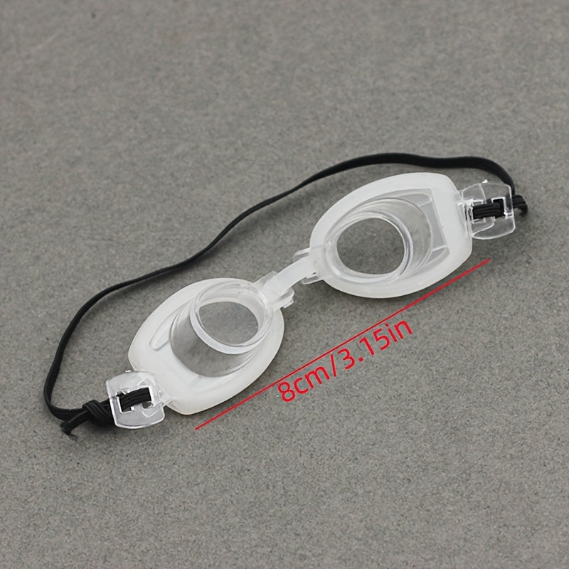 Pilot goggles, diving goggles, for Labubu， Doll clothing accessories, glasses accessories, head diameter 5-9cm universal for dolls, doll house mini glasses (10cm, 15cm, 17cm, 20cm doll glasses)