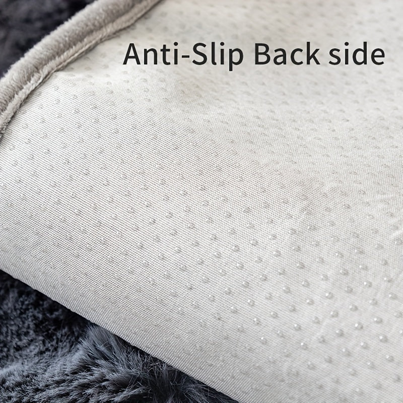 1pc Cozy Rabbit Plush Sofa Cover - Winter Warm, Thick, Soft, Non-Slip, Protective Furniture Protector for Bedroom, Office, Living Room Home Decor - Pet Favorite, Easy to Install, Machine Washable, Durable, and Stylish