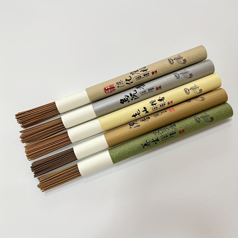 20g Sandalwood Incense Sticks, 40 Count Jar, Aroma Wormwood, Aloes, Thuja, Yoga Meditation, Air Purification, Wood Material, No Feathers